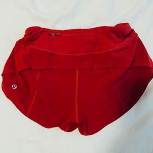 Lululemon speed ups size 4, 2.5”